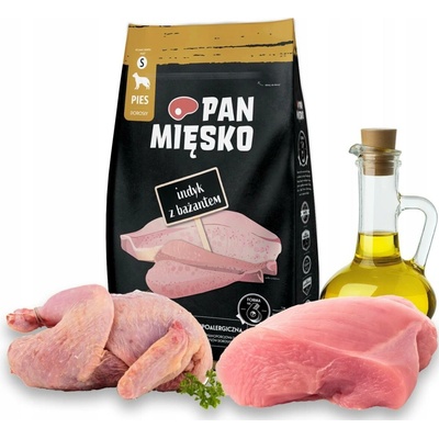 PAN MIĘSKO Telecí s křepelkou XS 3 kg