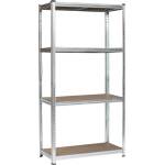 Top Strong Метален поцинкован стелаж Top Strong - MDF, 4 х 175 kg, 180 х 90 х 40 cm