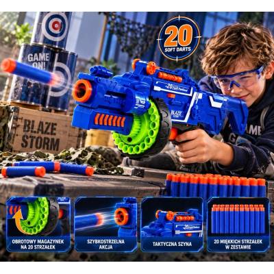 Inlea4Fun blaze storm dětská pistole s pěnovými kuličkami
