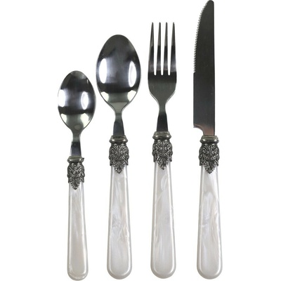 Chic Antique 4 ks sada príboru Linas 23 cm