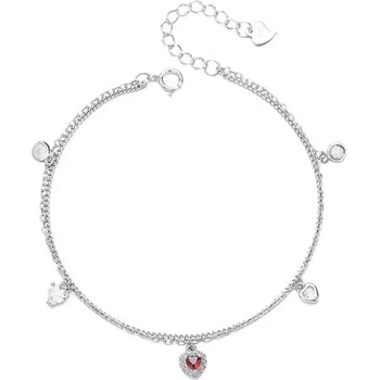 Silenti Jewelry Сребърна гривна "Сърцевина