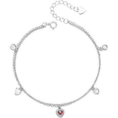 Silenti Jewelry Сребърна гривна "Сърцевина