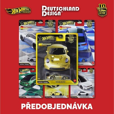 Mattel Hot Wheels Premium Car Culture Deutschland Design sada 5ks