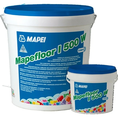 MAPEI Mapefloor I 500 W dvousložková epoxidová stěrka ve vodní disperzi na průmyslové podlahy 26 kg (složka A 2 kg + složka B neutral 24 kg)