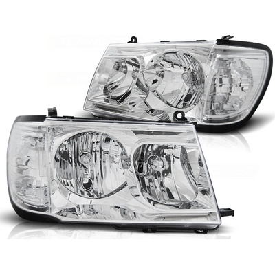 Predné svetlá Toyota Land Cruiser FJ100 98-04 Chrome