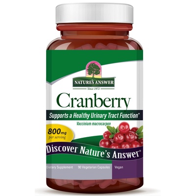 Nature's Answer Червена боровинка, 800 mg, 90 растителни капсули