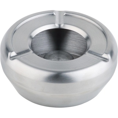 APS Popelník z nerezové oceli s víkem z nerezové oceli 120 mm 00091 inox