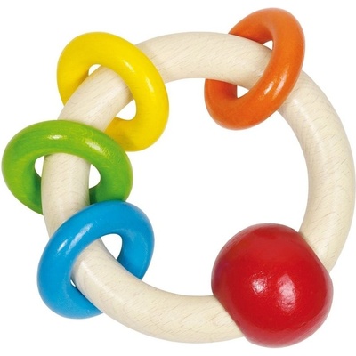 Heimess Drevená hračka Farebný krúžok Dúha