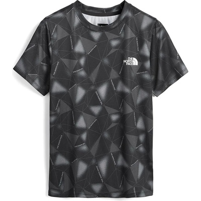 The North Face Детска тениска y s/s react tee grysclclmbprint - s (nf0a5a6c065)