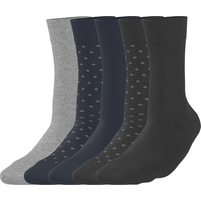 esmara Men s BIO bavlnou 5 párů antracitová navy modrá – Sleviste.cz