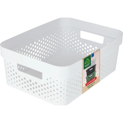 Curver Košík Infinity Dots 1,4L 12,5x16,7x8,3 cm biely