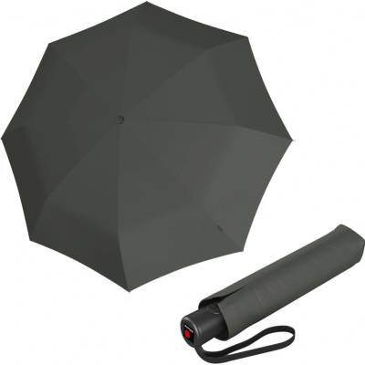 Knirps A.200 medium elegantný dámsky plnoautomatický dáždnik tm.šedý