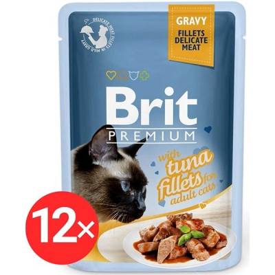 BRIT Premium Cat Delicate Fillets in Gravy with Tuna 12 x 85 g