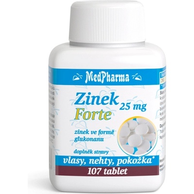 MedPharma Zinek 25 mg Forte 107 tablet