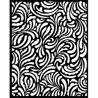 Stamperia Plastová šablona 20x25cm textura vlny