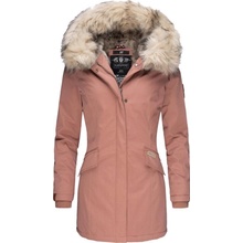 Navahoo Cristal zimná s kapucňou a kožušinou terracotta