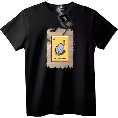 NOONEBRAND Тениска Производител на Тортили - 2XL, Black