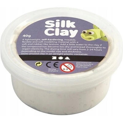 Creativ Company Silk Clay 40 g biela