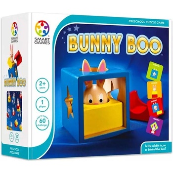 SmartGames Bunny Boo - игра за размисъл с инструкции на унгарски и английски език (15878-182)