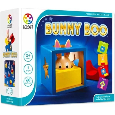 SmartGames Bunny Boo - игра за размисъл с инструкции на унгарски и английски език (15878-182)