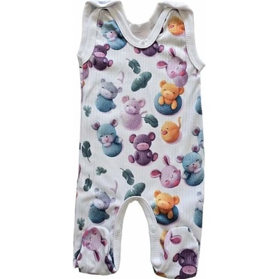 Kojenecké dupačky žebrovaná Pletánci bílá – Zboží Mobilmania