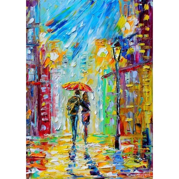 Image 1 of Enjoy - Puzzle Rainy Romance in the City - 1 000 piese