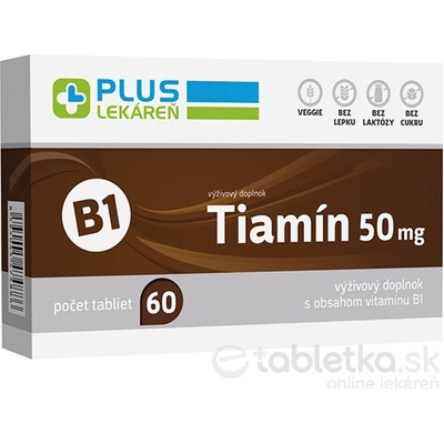 Plus Lekaren Tiamín 50 mg 60 tabliet