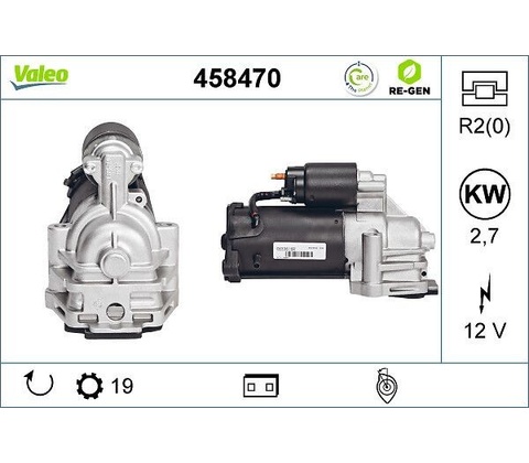 Startér VALEO 458470