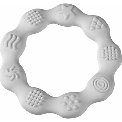 Profibaby kousátko kolečko silikon 8 cm bílá