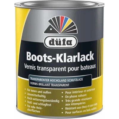 Düfa Boots-Klarlack - Lodní bezaromátový lak LL bezbarvá 0,75 l