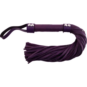 ostatní ROUGE Short leather flogger purple