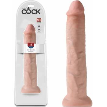 Image 1 of Пенис дилдо с вакуумна основа, 33см. - King Cock Flesh (PIPE553921)