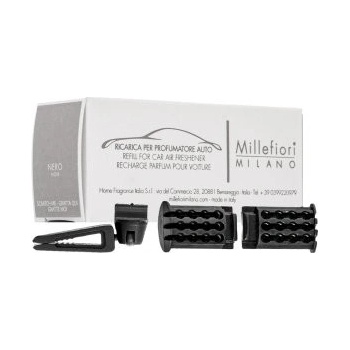 Millefiori Icon Nero náhradní náplň do auta 13 g