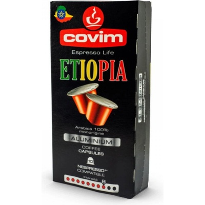 Covim Alluminio Etiopia 10 бр. Кафе капсули Nespresso