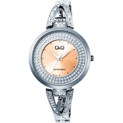 Q&Q Дамски аналогов часовник q&q - f03a-004py (f03a-004py)