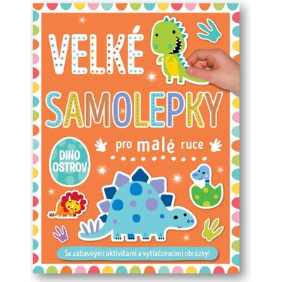 Svojtka Dino ostrov Veľké samolepky pre malé ruky