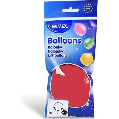 Wimex nafukovací obří balón průměr 70 cm, červený