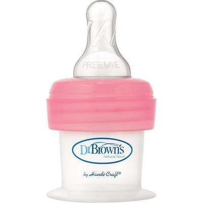 Dr. Brown's Медицинско шише с биберон 15 Dr. Brown's - Ultra Preemie, 15 сс розово (72239310960)