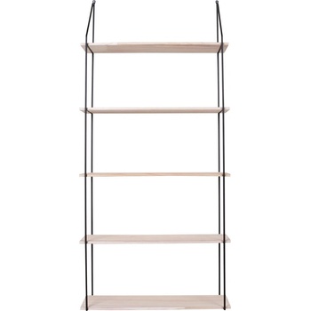 House Nordic Черен рафт от масивна дървесина Pavlovnia Eindhoven - House Nordic (4291080)