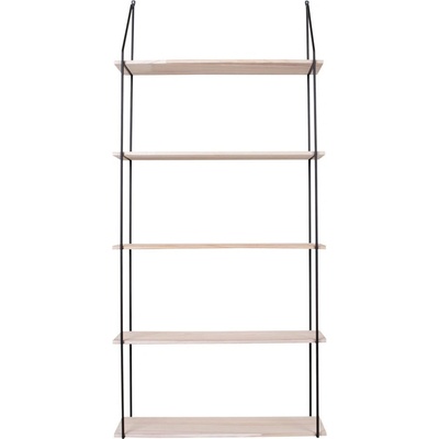 House Nordic Черен рафт от масивна дървесина Pavlovnia Eindhoven - House Nordic (4291080)