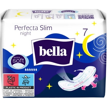 Image 1 of Bella Нощни дамски превръзки Bella Perfecta Slim Night памук 7бр (Т-210034)