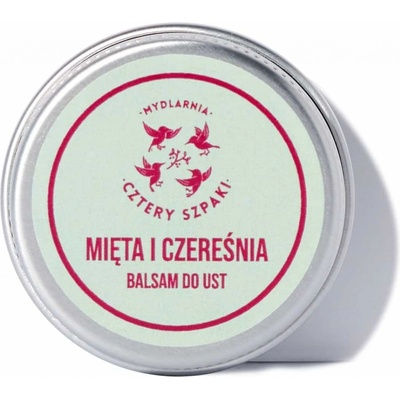 Cztery Szpaki Balzam na pery Mäta a čerešňa 15 ml