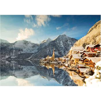 Educa - Puzzle Winter in Hallstatt - 1 500 piese