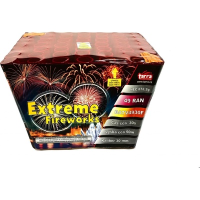 Baterie výmetlic EXTREME FIREWORKS 49 RAN 2/1 Čína BATV4930F