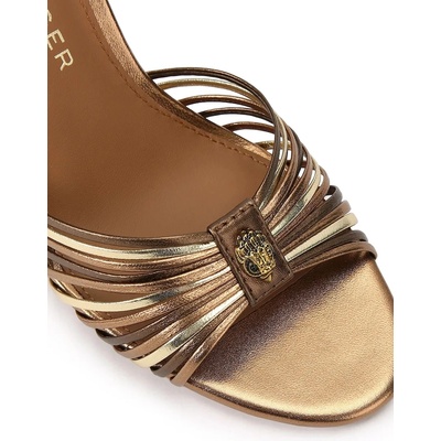Kurt Geiger London обувки с ток от кожа Multi Strap Tie Sandal (5601465109)