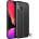 Apple iPhone 14 Plus Удароустойчив Litchi Skin Калъф и Протектор