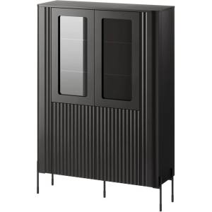 Cama meble Витрина Cama VERA 110x40x160 черен мат (471010)