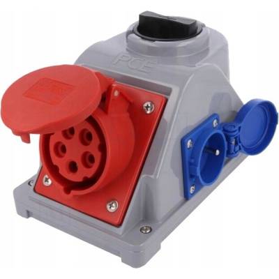 Pevná zásuvka COMBO-POL 16/5 GS WYL.01 PCE 96061541W