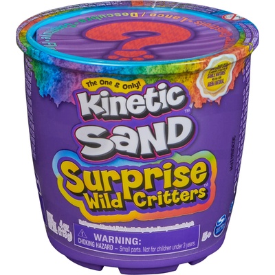 Spin Master Кинетичен пясък Kinetic Sand Wild Critters - С изненада, червен (6066956)
