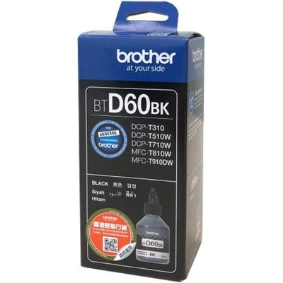 Brother Оригинално мастило за принтер Brother BT-D60, 6500 страници/5%, Black (3015100130)